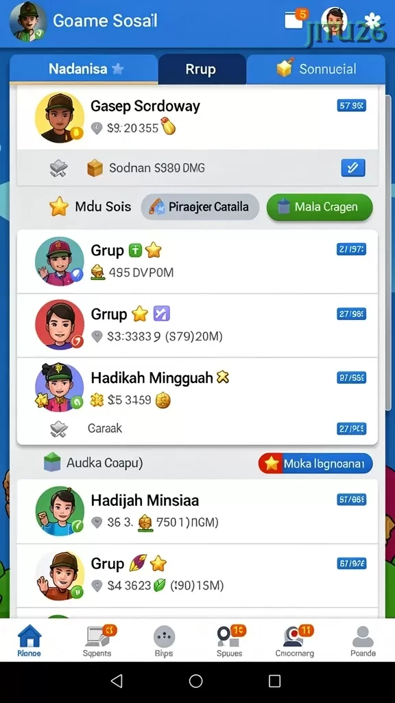 Cuplikan layar BARBAR77 — halaman utama